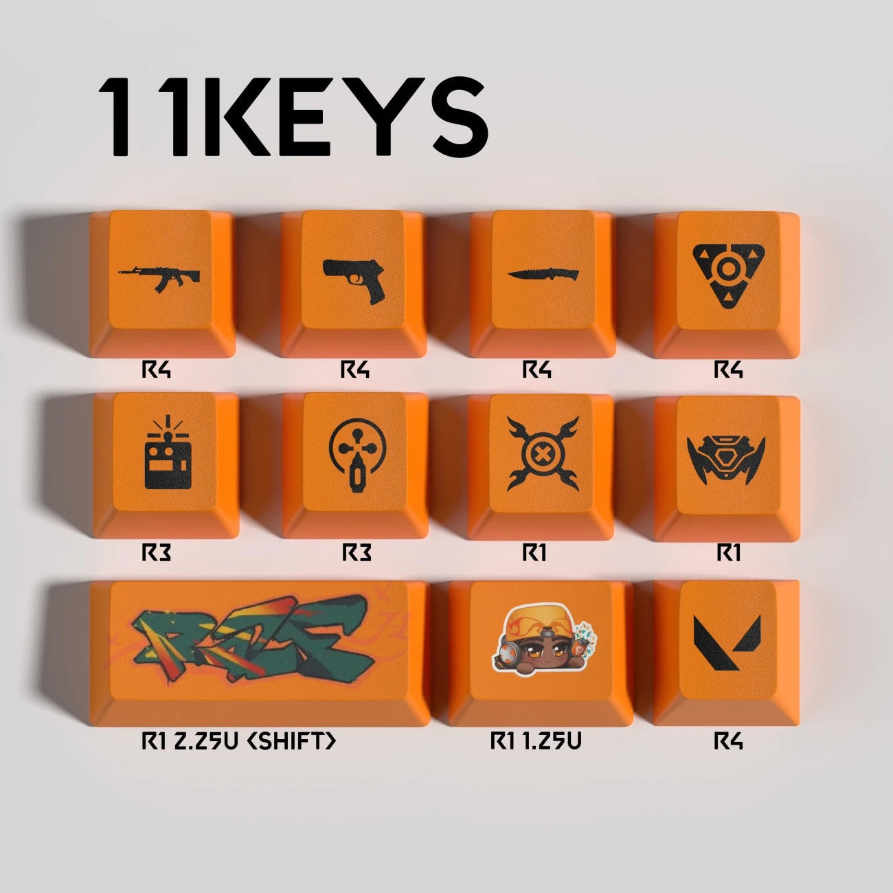 [Hero Series]（11-keycaps）