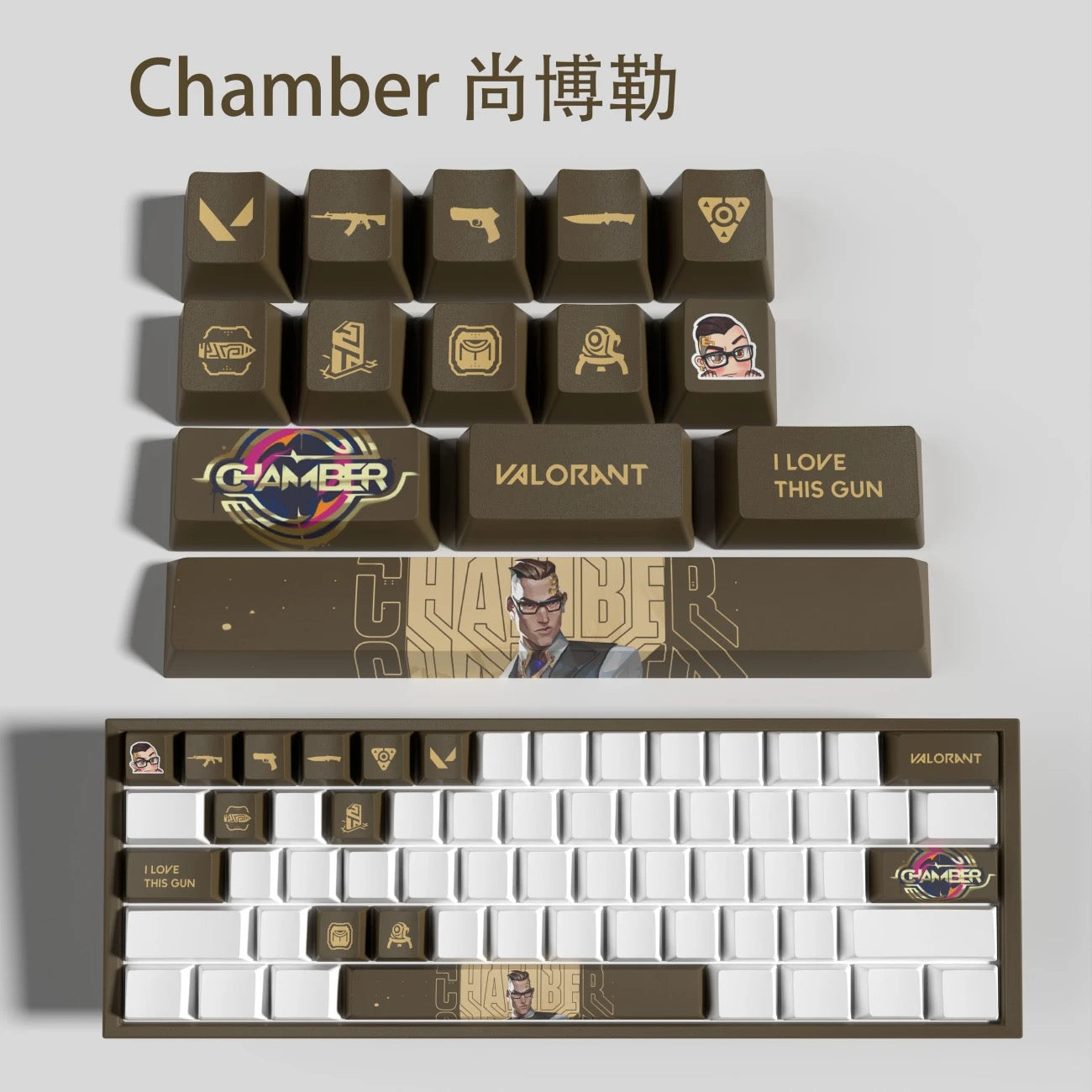 Valorant Hero Keycaps👊🏻 “Bring Riot Worlds to Your Fingertips.”